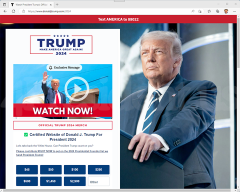 Donald Trump 2024 Website, November 15, 2022