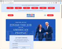 Joe Biden 2024 Website, April 25, 2023