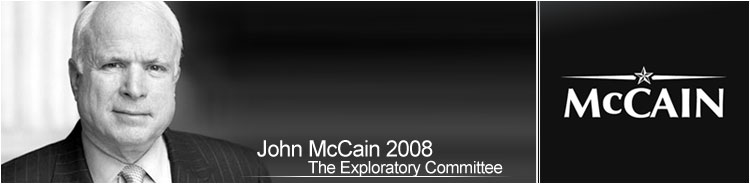 John McCain 2008 Website - November 15, 2006