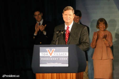 Tom Vilsack "Courage To Create Change" Announcement Tour