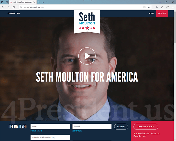 Seth Moulton 2020 Website - Seth Moulton 2020 Website - August 23, 201922, 2019