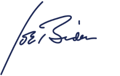 Joe Biden Signature